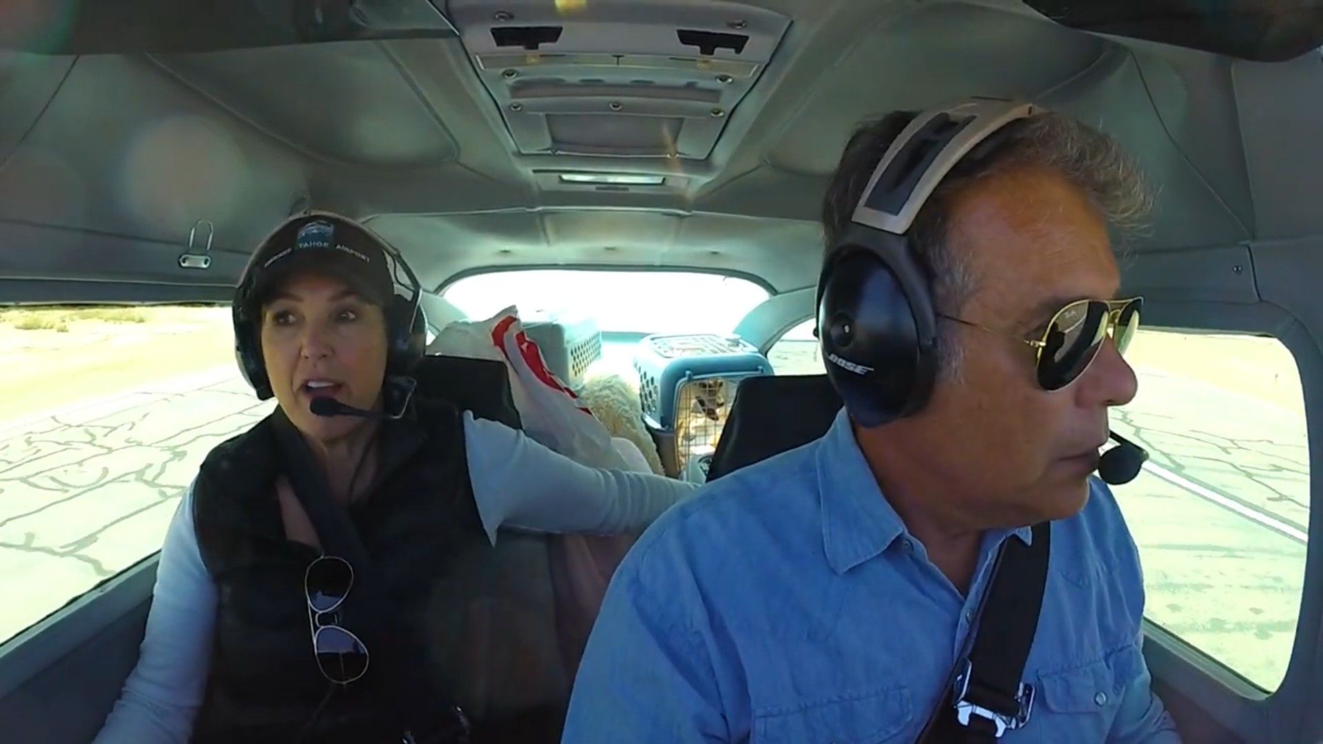 Pilot flying Mango safely at 9,000 feet toward New York
